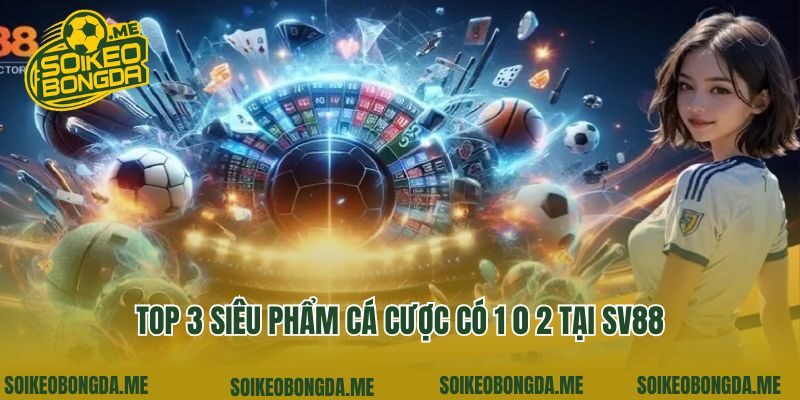 Top 3 siêu phẩm cá cược có 1 0 2 tại Sv88